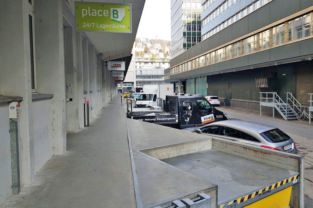 Laderampe Lagerräume Zürich West