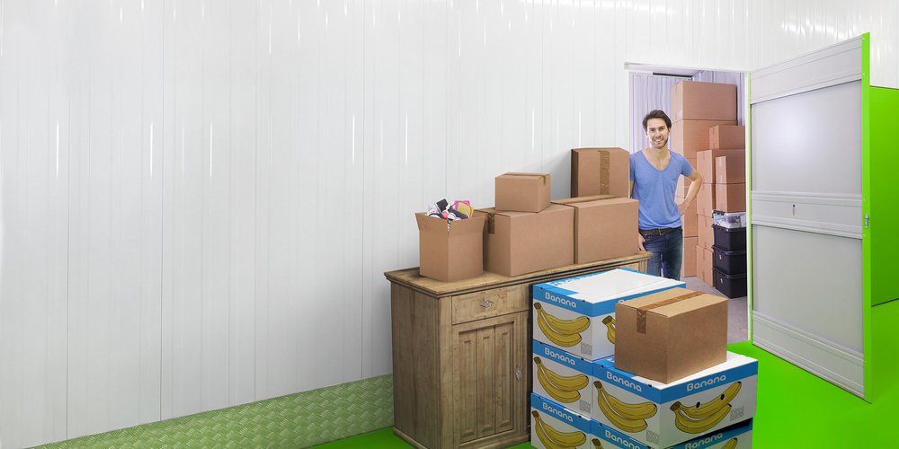 Umzugskisten für temporäres Einlagern